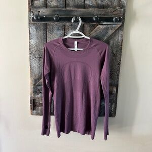 Women's Lululemon Long Sleeve Shirt Plum